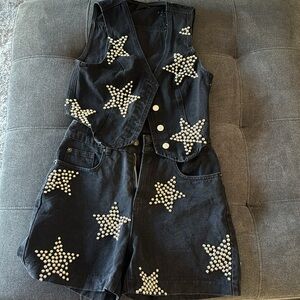 Nasty Gal - vest/short set